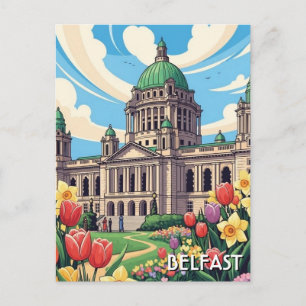 Belfast City Hall Nordirland Reise Postkarte