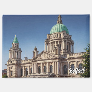 Belfast City Hall Postkarte Magnet
