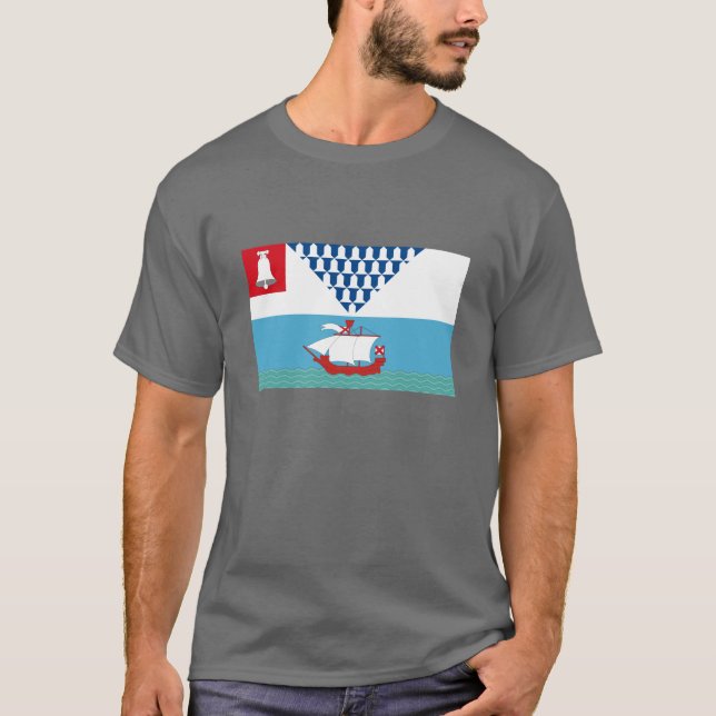 Belfast-Flaggen-T - Shirt (Vorderseite)