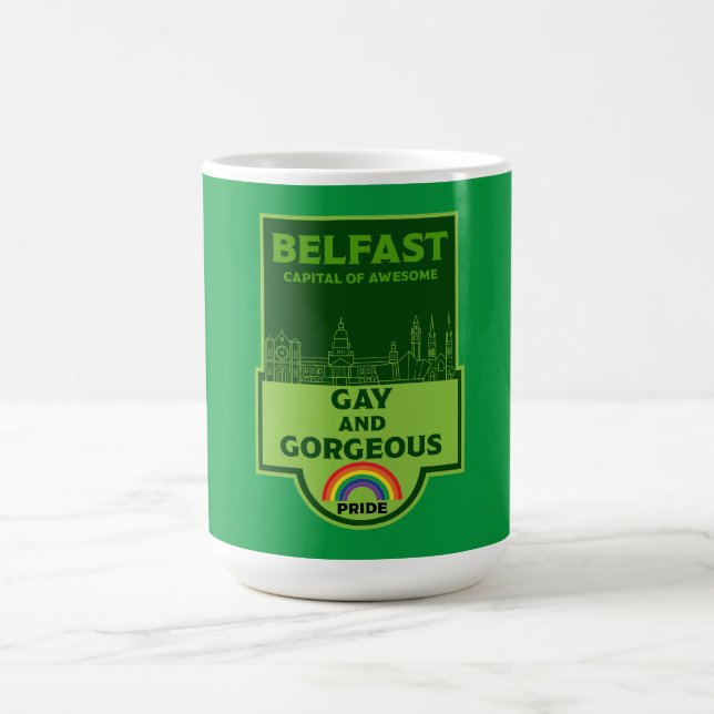Belfast Gay Pride - Brighton Ireland LGBT - Kaffeetasse (Mittel)