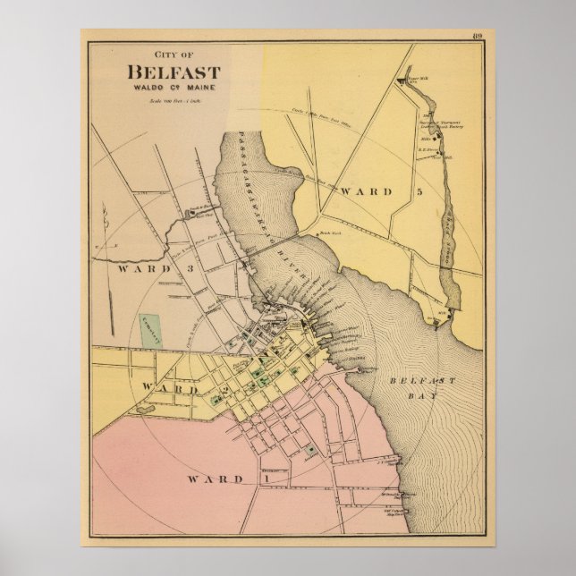 Belfast, Maine Poster (Vorne)