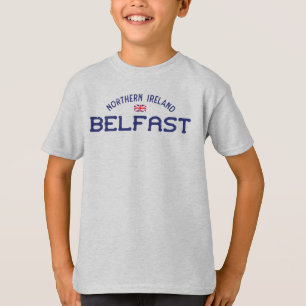 Belfast Nordirland Union Jack gestört T-Shirt