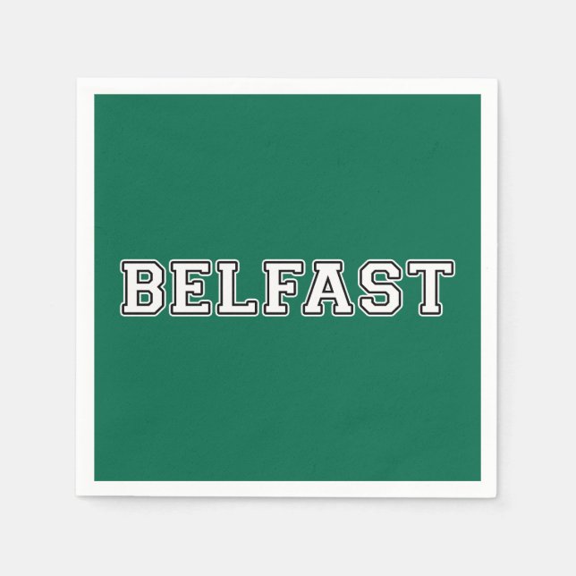 Belfast Serviette (Vorderseite)