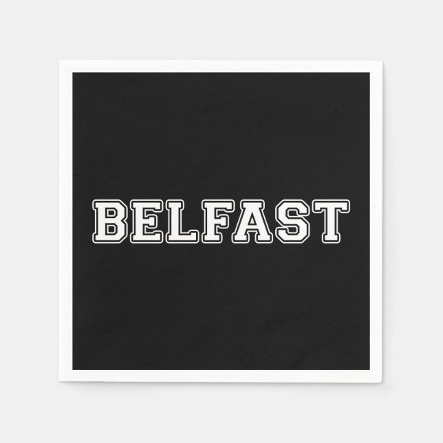 Belfast Serviette (Vorderseite)