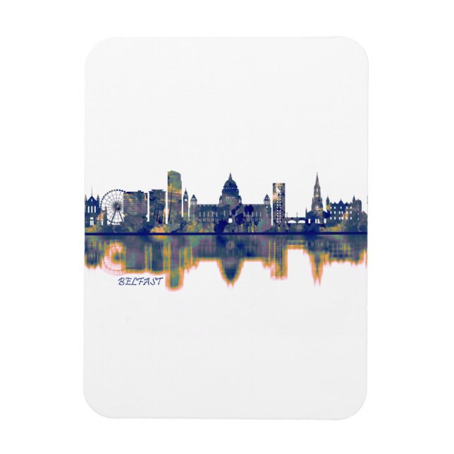 Belfast Skyline Magnet (Vertikal)