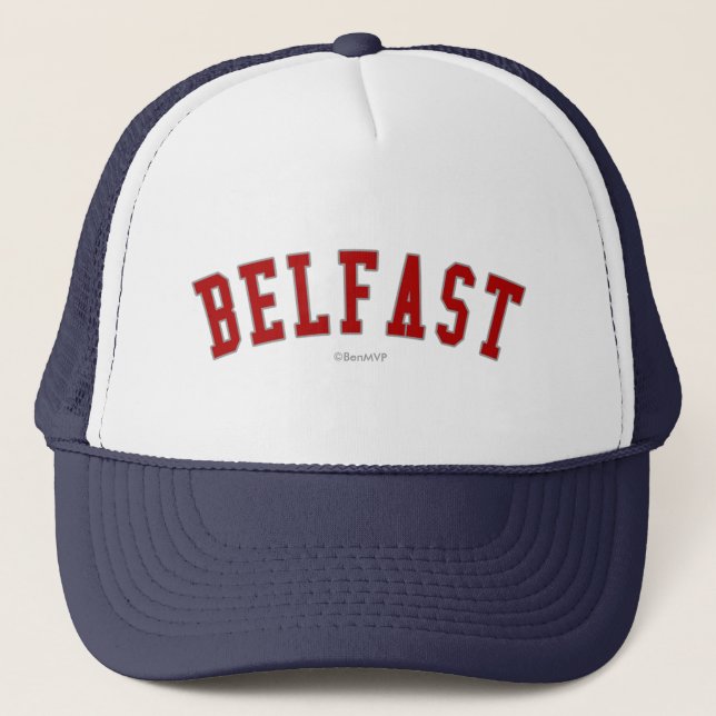 Belfast Truckerkappe (Vorderseite)