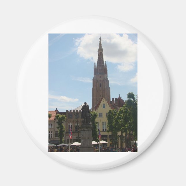 Belfort in Brugge Magnet (Vorne)