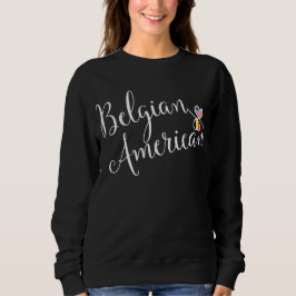 Belge Américain Entwinted Hearts Sweatshirt