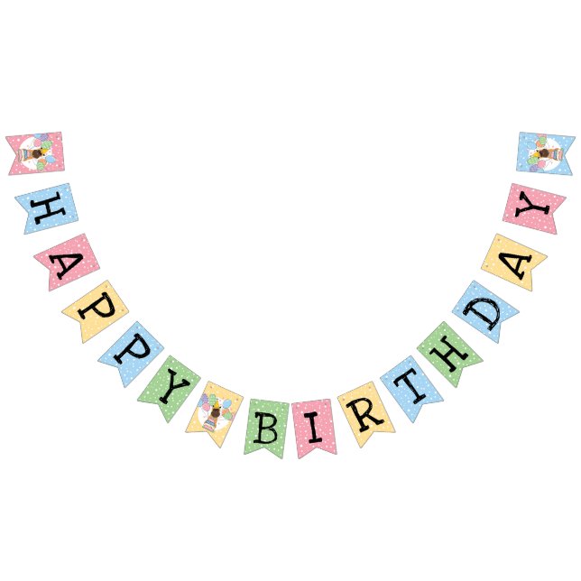 Belge Brussels Griffon Croppe Oars Birthday Wimpelkette (Alle)