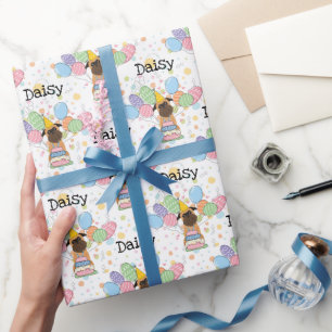 Belge Brussels Griffon Dog Birthday Party Geschenkpapier
