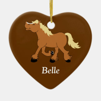 BELGE Cheval BELGE Ornement personnalisé