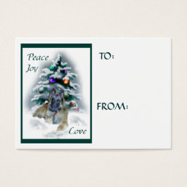 Belge Tervuren Noël Cadeaux Nom Tags