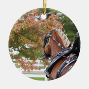 Belgian Draft Horse ornament