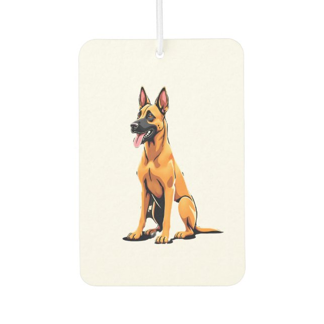 Belgian Malinois (3) Autolufterfrischer (Vorderseite)