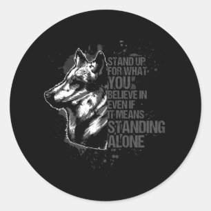 Belgian Malinois - Belgian Shepherd Dog Runder Aufkleber