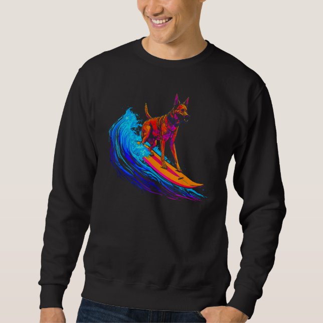 Belgian Malinois Dog Surf Sweatshirt (Vorderseite)
