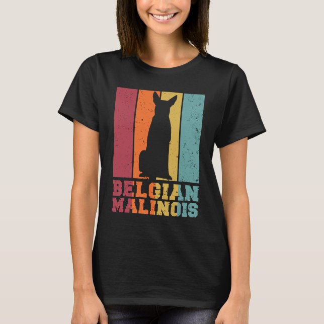 Belgian Malinois Vintage T-Shirt (Vorderseite)
