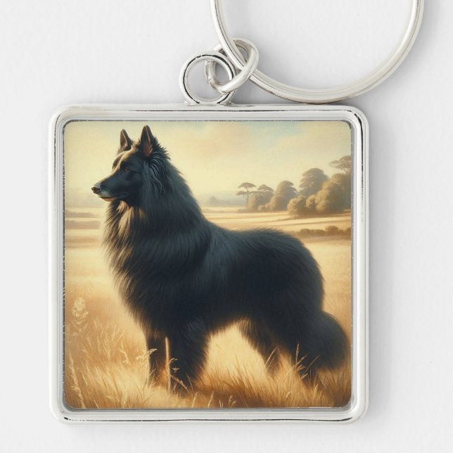 Belgian Sheepdog Schlüsselanhänger (Vorne)