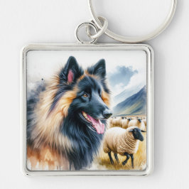 Belgian Tervuren Schlüsselanhänger