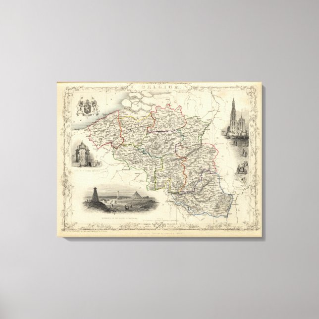 Belgien 3 leinwanddruck (Vorderseite)
