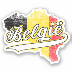 Belgien Aufkleber