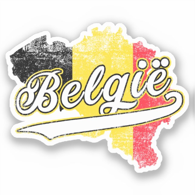 Belgien Aufkleber (Vorderseite)