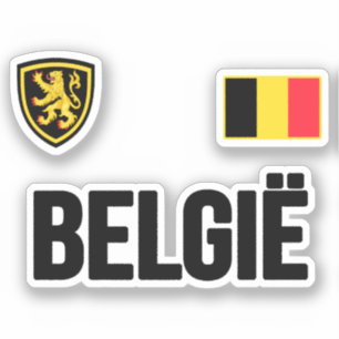 Belgien Aufkleber