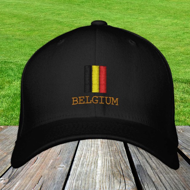 Belgien & Belgien Flag Mode / Brüssel Patriots Bestickte Baseballkappe (Von Creator hochgeladen)