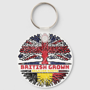 Belgien Belgien Vereinigtes Königreich British Tre Schlüsselanhänger