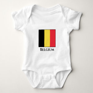 Belgien (belgische Flagge) Baby Strampler