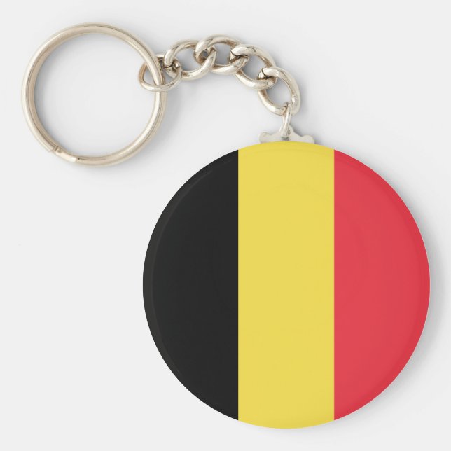 Belgien (belgische Flagge) Schlüsselanhänger (Vorne)
