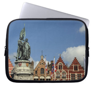 Belgien, Brugge (alias Brug oder Bruge). UNESCO Laptopschutzhülle
