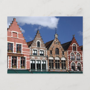 Belgien, Brugge (auch Brug oder Bruge genannt). UN Postkarte