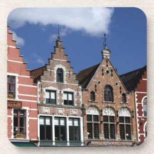 Belgien, Brugge (auch Brug oder Bruge). UNESCO 2 Getränkeuntersetzer