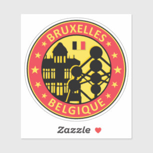 Belgien Brüssel, Belgien Brüssel Aufkleber