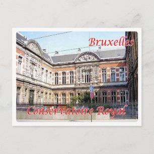 Belgien - Brüssel - Konservatorium Royal - Postkarte