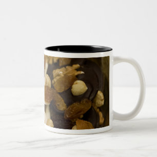 Belgien, Brüssel. Weltberühmte belgische 2 Zweifarbige Tasse
