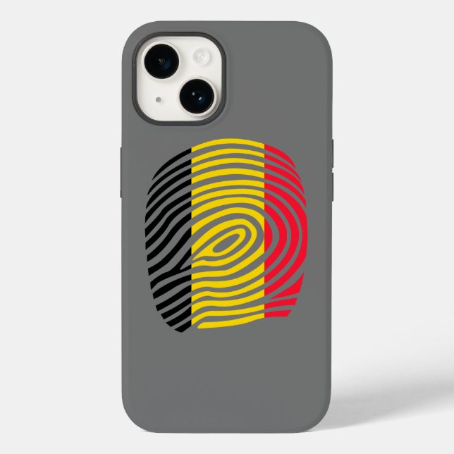 Belgien DNA Case-Mate iPhone 14 Hülle (Rückseite)
