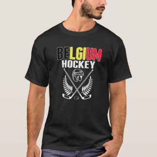 Belgien Eishockeyfans stolz belgisches Hockeyteam  T-Shirt