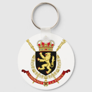 Belgien-Emblem Schlüsselanhänger