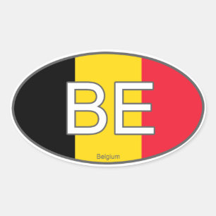 Belgien Euro Sticker