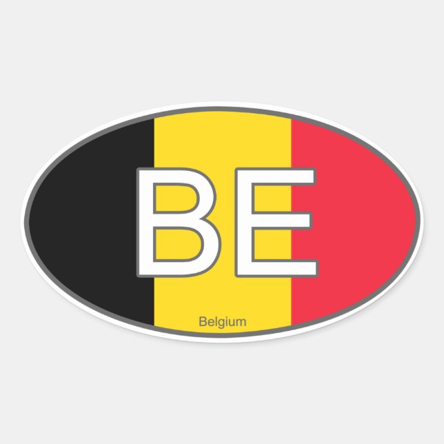 Belgien Euro Sticker (Vorderseite)