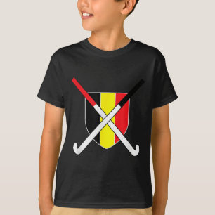 Belgien Feldhockey Be Belgique Clic Flagge T-Shirt