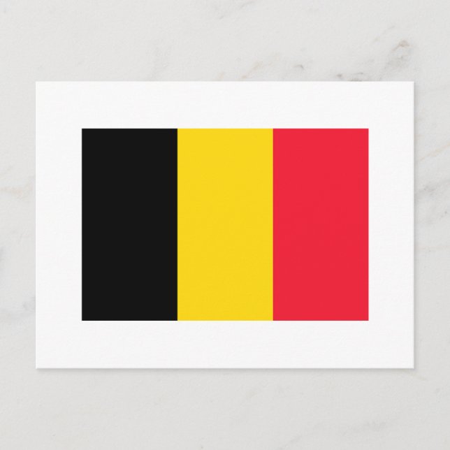 Belgien FLAG International Postkarte (Vorderseite)