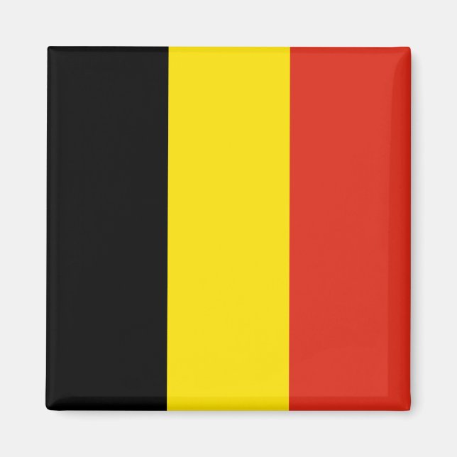 Belgien Flag Magnet (Vorne)