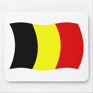 Belgien Flag Mousepad