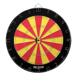 Belgien Flag Patriot's Bullseye Dartscheibe