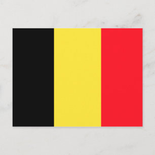 BELGIEN FLAG POSTKARTE