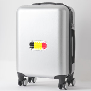 Belgien-Flagge Aufkleber