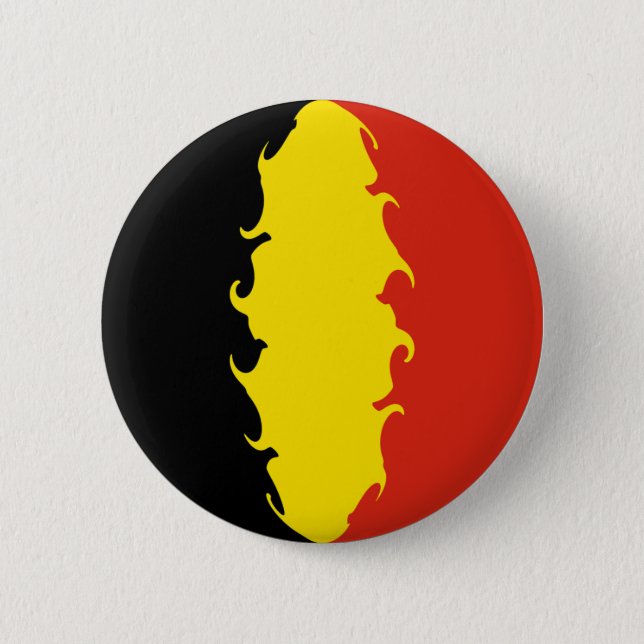 Belgien-Flagge Button (Vorderseite)